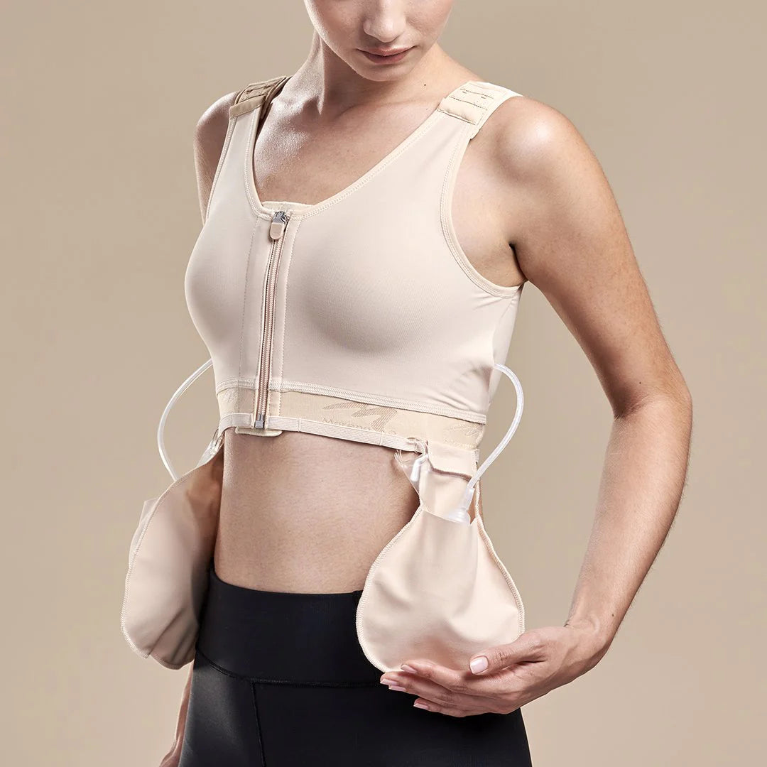 Soutien-gorge breveté FlexFit™ pour la gestion des poches de drainage - B19