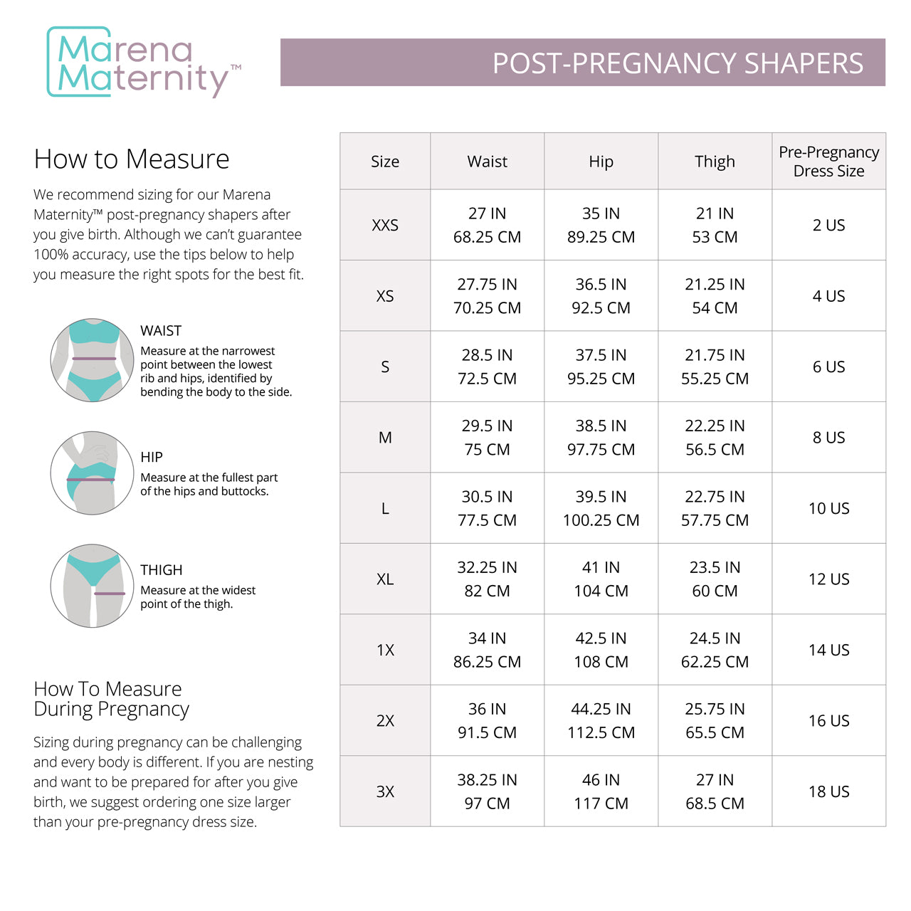 Panty de maintien post-partum Marena MM-PPSS